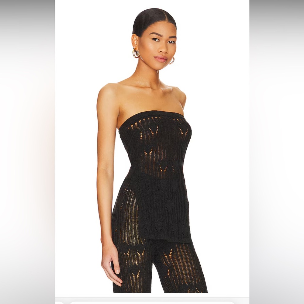NBD Black Tube top & pants set